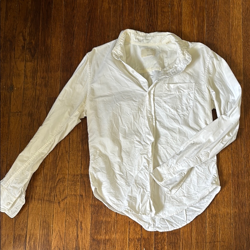 Band Of Outsiders White Casual Button Down Shirt